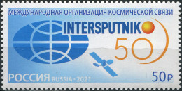 RUSSIA - 2021 -  STAMP MNH ** - Intersputnik - Ongebruikt