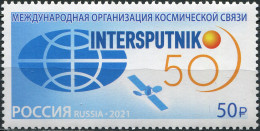 RUSSIA - 2021 -  STAMP MNH ** - Intersputnik - Nuovi