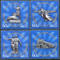 RUSSIA - 2021 - SET OF 4 STAMPS MNH ** - Cities Of Labor Valor - Unused Stamps