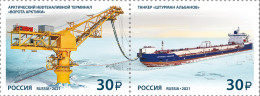 RUSSIA - 2021 - BLOCK OF  STAMPS MNH ** - Russian Navy - Ungebraucht