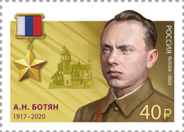 RUSSIA - 2020 -  STAMP MNH ** - Aleksey Botyan (1917-2020) - Ungebraucht