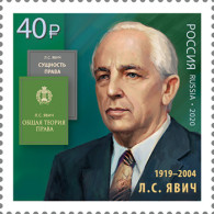 RUSSIA - 2020 -  STAMP MNH ** - Academic Lawyer Lev Samoilovich Yavich - Ungebraucht