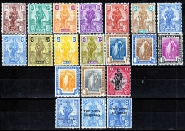 MALTA 1922/25 SET MNH/MH - Malta (...-1964)