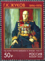 RUSSIA - 2021 -  STAMP MNH ** - G.K. Zhukov (1896-1974), Marshal Of The SU - Unused Stamps