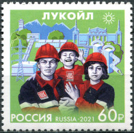 RUSSIA - 2021 -  STAMP MNH ** - Lukoil Oil Company - Nuovi