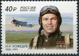 RUSSIA - 2020 -  STAMP MNH ** - Ivan Kozhedub, WWII Ace Fighter Pilot - Ungebraucht