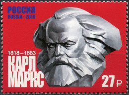 RUSSIA - 2018 -  STAMP MNH ** - 200th Anniversary Of Birth Of Karl Marx - Neufs