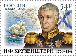 RUSSIA - 2020 -  STAMP MNH ** - 250th Anniversary Of I.F Krusenstern (1770–1846) - Nuevos