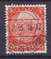 Deutsches Reich 1936 Mi. 517, 8 Pf. Hindenburg Deluxe WUPPERTAL Elberfeld 2., 1935 Cancel !! - Used Stamps