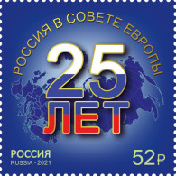 RUSSIA - 2021 -  STAMP MNH ** - Russia's Accession To The Council Of Europe - Ongebruikt