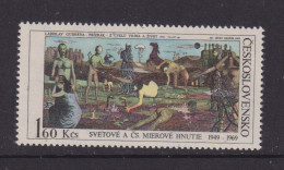 CZECHOSLOVAKIA  - 1969 Peace Movement 1k60 Never Hinged Mint - Ongebruikt