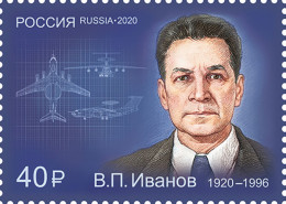 RUSSIA - 2020 -  STAMP MNH ** - 100th Birth Anniversary Of Vladimir P. Ivanov - Ungebraucht