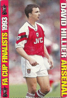 *Ensemble De 4 Cartes ARSENAL - 1993 - FA Cup Finalists - K.CAMPBELL, D.HILLIER,P.MERSON, N.WINTERBURN - - Tarjetas