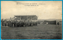 CPA 27 Fête D'Aviation De VERNON Eure (meeting) Août 1912 - Les Hangars Pendant Les Vols - Vernon