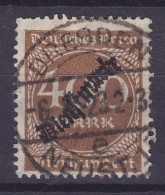 Deutsches Reich Dienst 1923 Mi. 80, Dienstmarke Overprint Aufdruck Deluxe DRESDEN NEUST. 15., 1923 Cancel !! - Oficial