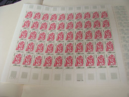 N° 1882 En Feuille De 50 Timbres  Entières Neuves - Full Sheets