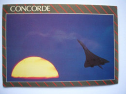 Avion / Airplane / BRITISH AIRWAYS  / Concorde / 1986 / Size : 11,5X16,5 Cm - 1946-....: Modern Tijdperk