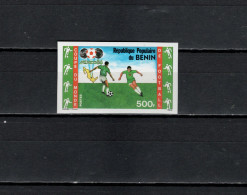 Benin 1986 Football Soccer World Cup Stamp Imperf. MNH -scarce- - 1986 – Mexiko