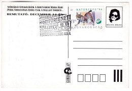 B251 Hungary Exhibition Of Cinema History 1996 Pestszentimre, Postcard Kathleen Turner - Film