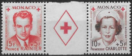 MONACO - CROIX-ROUGE - N° 334A ET 335A - NEUF** MNH - Unused Stamps