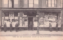 PARIS 155 RUE DU FAUBOURG SAINT HONORE DEVANT LE THEATRE FRANCAIS LIBRAIRIE STOCK 1910 - Sonstige Sehenswürdigkeiten