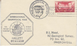 Ross Dependency NZ Antarctic Research Expedition Cape Hallet IGY Ca Scott Base 24 FEB 1958 (RO172) - Cartas & Documentos