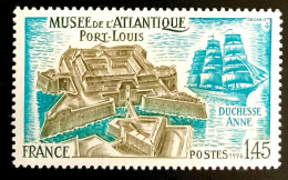 1976 FRANCE N 1913 MUSÉE DE L’ATLANTIQUE PORT LOUIS DUCHESSE ANNE - NEUF** - Ongebruikt