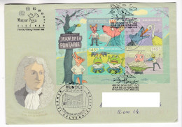 B253 Hungary 2021 Used FDC 400th Anniversary Of The Birth Of Jean De La Fontaine - Fiabe, Racconti Popolari & Leggende