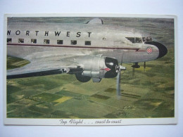 Avion / Airplane / NORTHWEST AIRLINES / Douglas DC-3 / Airline Issue - 1946-....: Ere Moderne