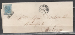 ITALIA 1877 - Effigie 20 C. (1867) Su Lettera Annullo Alessandria        (g9660) - Poststempel