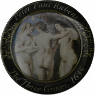 France, Jeton, Rubens, The Three Graces, Nickel, TTB - Sonstige & Ohne Zuordnung