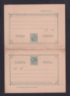 5 C. Doppel-Ganzsache (P 8) - Ungebraucht - Lettres & Documents