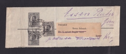 1910 - 1 B. Ganzsache Paar Mit 1 B. Zufrankiert Ab Bukarest Nach Deutschland - Covers & Documents