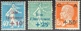 246 à 248* Caisse D'Amortissement 1er Série - 1927-31 Cassa Di Ammortamento