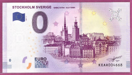 0-Euro KEAA 2019-1 STOCKHOLM SVERIGE - GAMLA STAN - OLD TOWN - Prove Private
