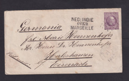 1885 - 15 C. Ganzsache Ab SIBUGA Nach Deutschland - Indes Néerlandaises