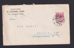 1909 - 10 H. Privat Ganzsache "Steiner" Ab Wien Nach Berlin - Lettres & Documents