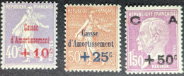 249 à 251* Caisse D'Amortissement 2eme Série - 1927-31 Sinking Fund