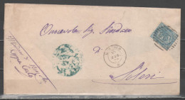 ITALIA 1878 - Effigie 10 C. (1877) Su Lettera Annullo Brozolo        (g9662) - Marcophilie