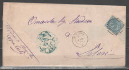 ITALIA 1878 - Effigie 10 C. (1877) Su Lettera Annullo Brozolo        (g9662) - Marcofilie