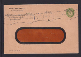 1922 - 10 Ö. Dienst-Ganzsache "Statstelegrafvaesnet" Ab Kopenhagen - Covers & Documents