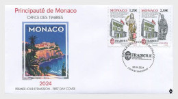 MONACO 2024 EVENTS Centenary Of The Committee For Monegasque Traditions - Fine Set FDC - Nuevos