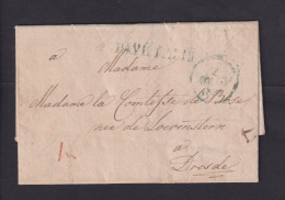 1831  - Brief Aus Paris Nach Dresden - Zeilenstempel "P.PAYE PARIS" - 1801-1848: Vorläufer XIX