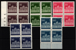 Berlin 286-290 Postfrisch 4er Block #HJ460 - Altri & Non Classificati