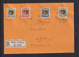 1928 - Caritas Auf Einschreibbrief Ab Balzers Nach St. Gallen - Lettres & Documents