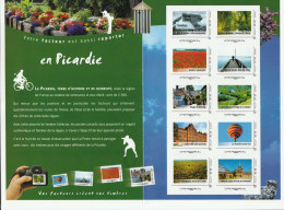 Feuillet Collector Les Facteurs Reporters La Picardie France 2011 IDT L P 20gr 10 Timbres Autoadhésifs N°122 - Collectors