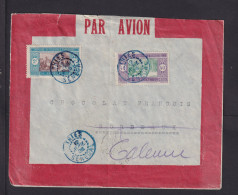 1926 - 40 C. Und 2 F. Auf Flugpostbrief Ab THIES Nach Bordeaux - Storia Postale