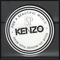 Kenzo Perfume Card Carte Parfumée Cartão Perfumado For A Beautiful World Paris - Profumeria Moderna (a Partire Dal 1961)