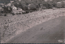 Cpsm 17 St Palais Sur Mer Vue Aérienne Sur La Plage à L'heure Du Bain - Saint-Palais-sur-Mer