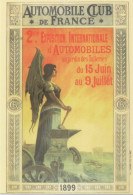 PARIS 1898-1998-100 Ans Mondial De L'Automobile-Affiche De L'Expo De 1899 - Exhibitions